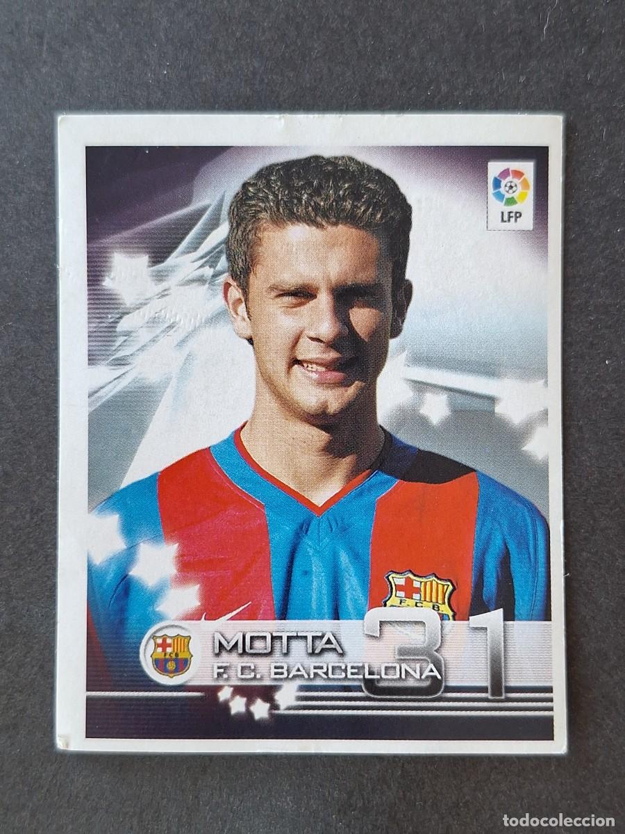 Cromos de f&uacute;tbol: L1 MOTTA F. C. BARCELONA 110 PANINI SUPERLIGA 2002 2003 02 03 NUNCA PEGADO SIN PEGAR