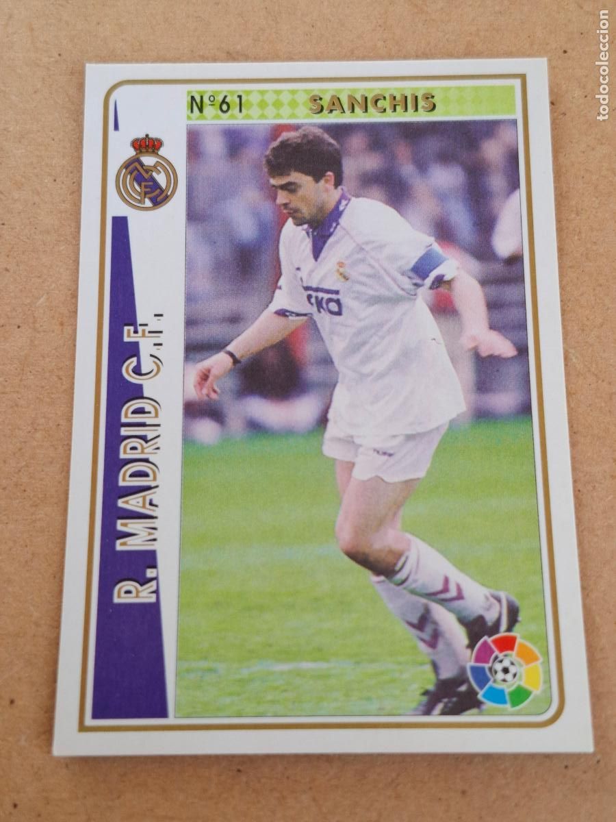 Cromos de f&uacute;tbol: MUNDICROMO 94 95 1994 1995 - 61 SANCH&Iacute;S - REAL MADRID