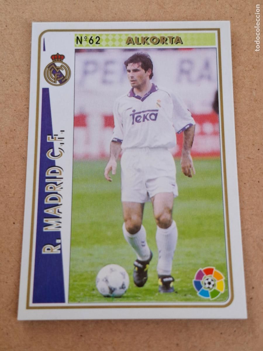 Football Stickers: MUNDICROMO 94 95 1994 1995 - 62 ALKORTA - REAL MADRID