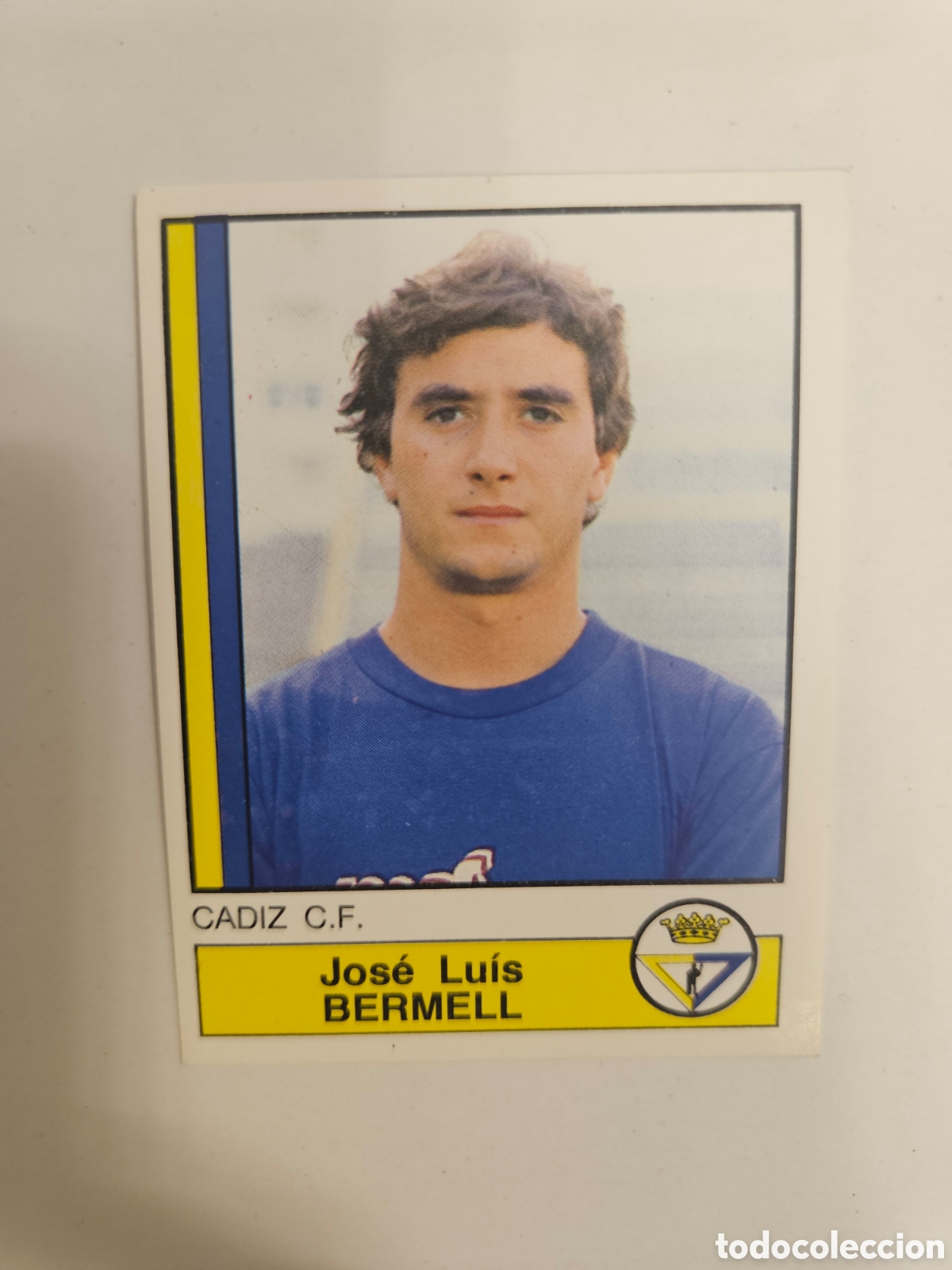 Football Stickers: CROMO DE FUTBOL BERMELL DEL CADIZ C.F. SIN PEGAR N&ordm; 79 LIGA FUTBOL 87 DE PANINI