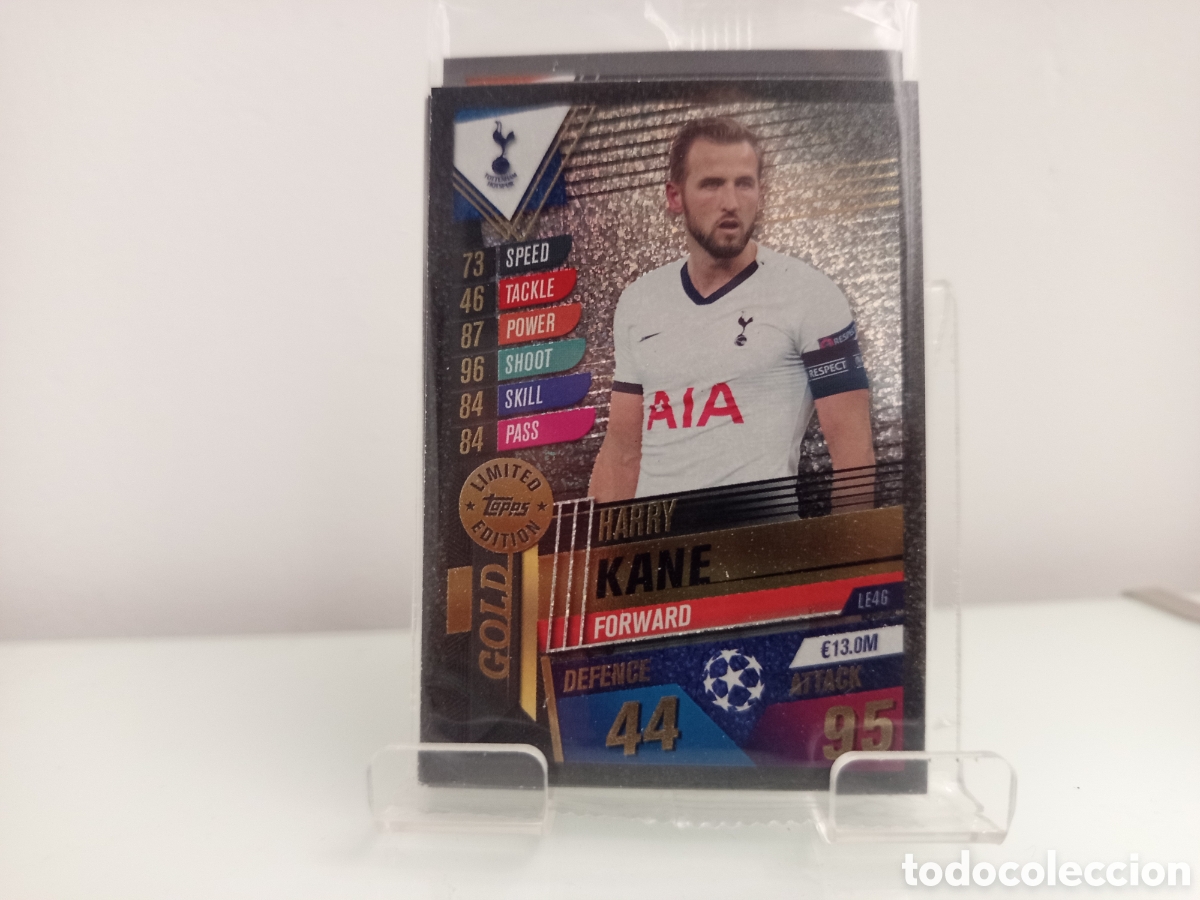 Football Stickers: ❇️ PACK 16 CARDS ⚽ & HARRY KANE LE4G GOLD EDICION LIMITADA MATCH ATTAX 101 2019 2020 19 20 ❇️