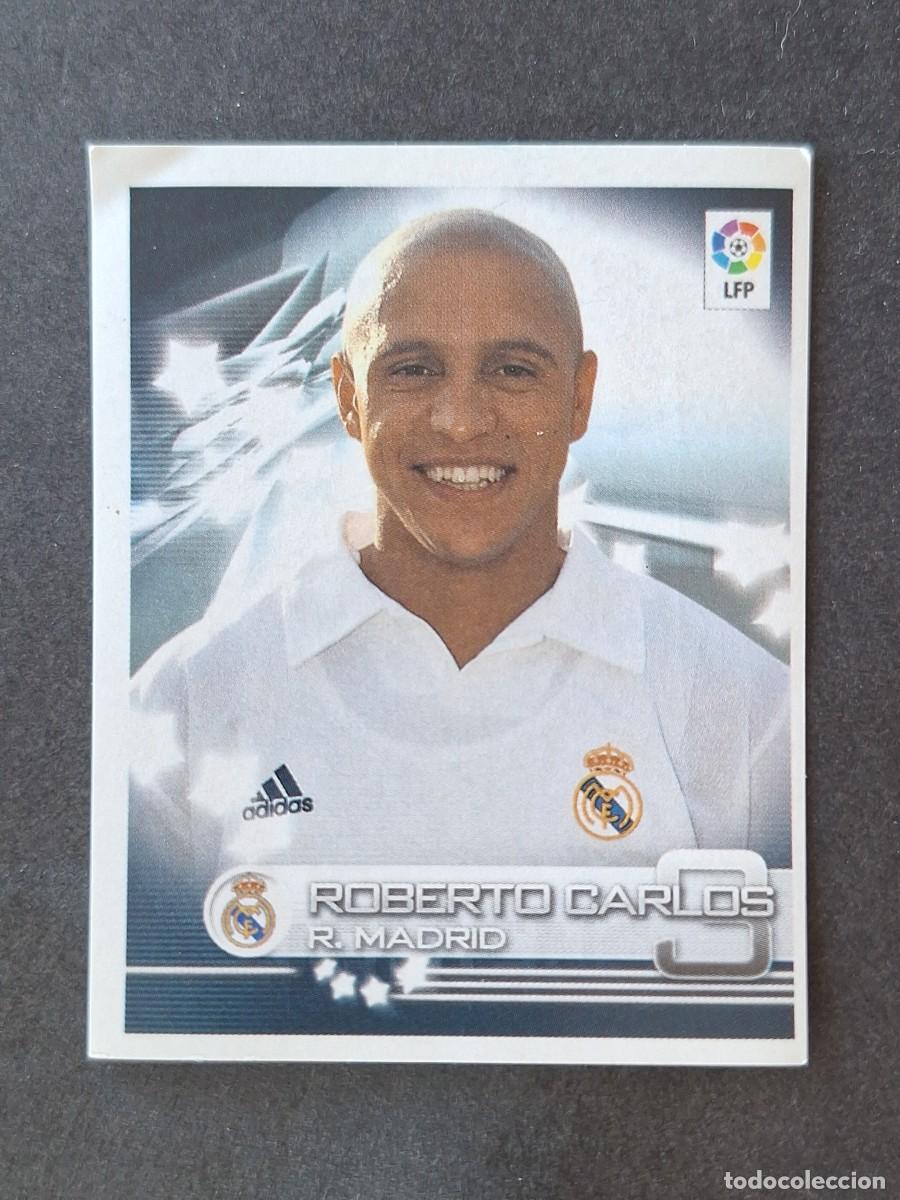 Figurine di Calcio: L1 ROBERTO CARLOS REAL MADRID 189 PANINI SUPERLIGA 2002 2003 02 03 NUNCA PEGADO SIN PEGAR
