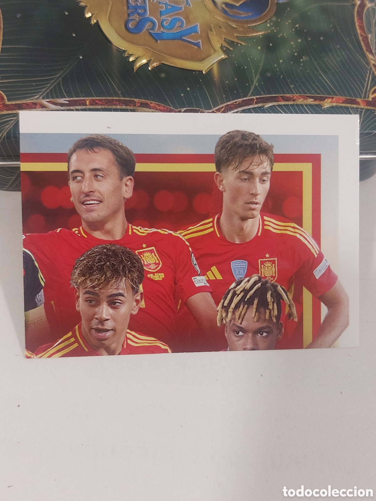 Figurine di Calcio: 62 MOSAICO TRIPTICO SELECCION ESPA&Ntilde;OLA CARREFOUR ESPA&Ntilde;A 2026 26 STICKER SIN PEGAR PANINI LAMINE YAMA