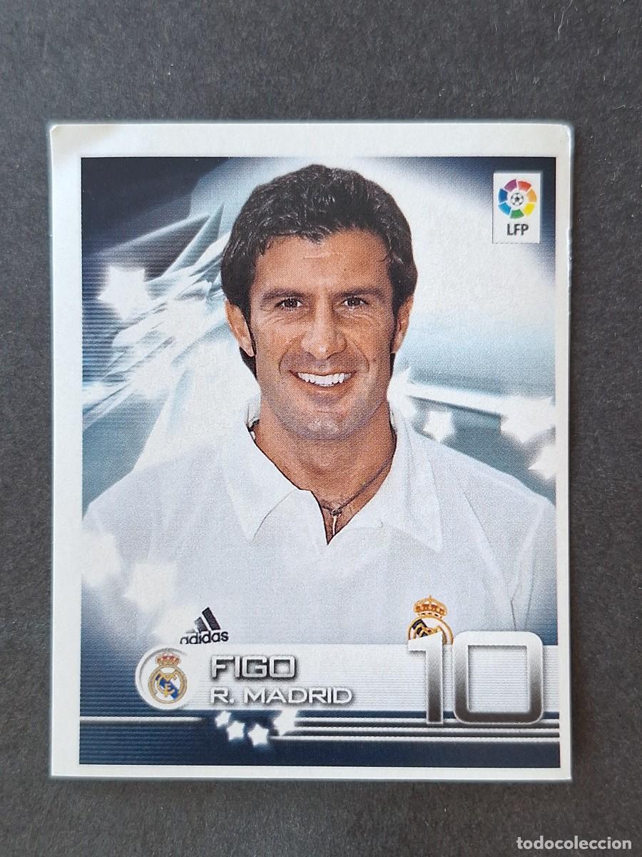 Figurine di Calcio: L1 FIGO REAL MADRID 193 PANINI SUPERLIGA 2002 2003 02 03 NUNCA PEGADO SIN PEGAR