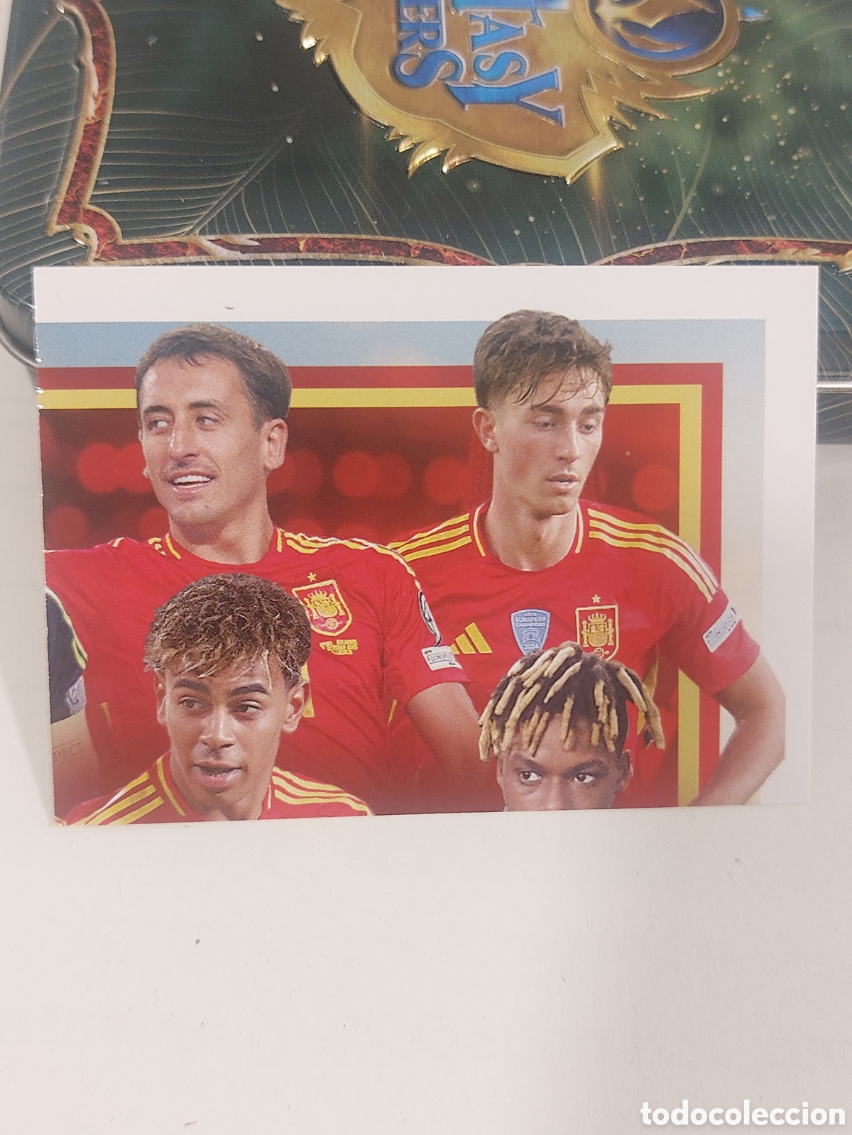 Figurine di Calcio: 62 MOSAICO TRIPTICO SELECCION ESPA&Ntilde;OLA CARREFOUR ESPA&Ntilde;A 2026 26 STICKER SIN PEGAR PANINI LAMINE YAMA