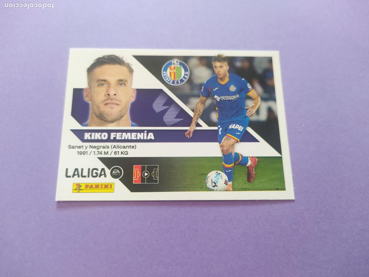 Cromos de f&uacute;tbol: LIGA ESTE 2026 2027 26 27 NUEVO - GETAFE N&ordm; 5 KIKO FEMENIA