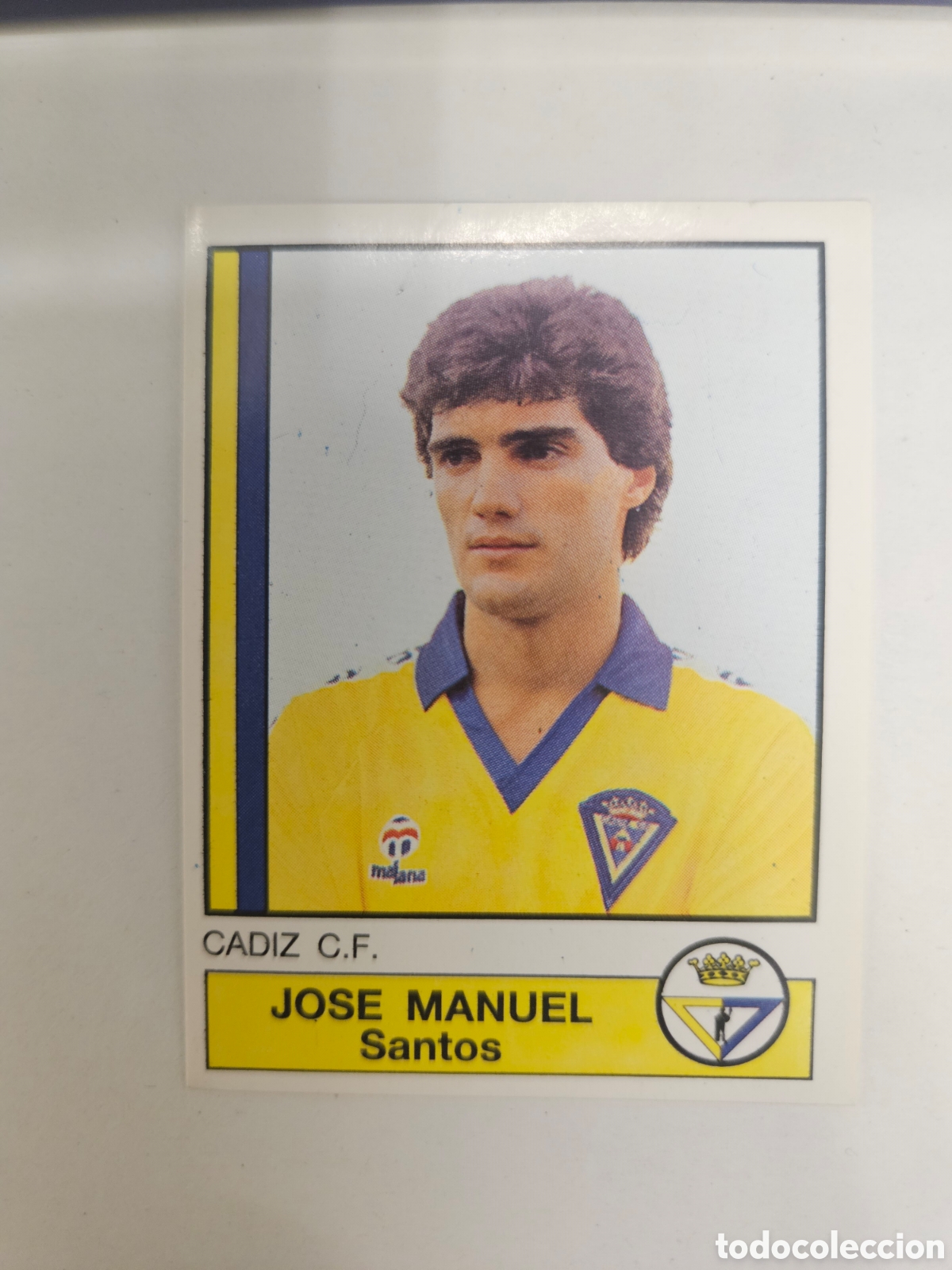 Cromos de f&uacute;tbol: JOS&Eacute; MANUEL C&Aacute;DIZ N&deg; 82 PANINI 87 88 1987 1988. SIN PEGAR.