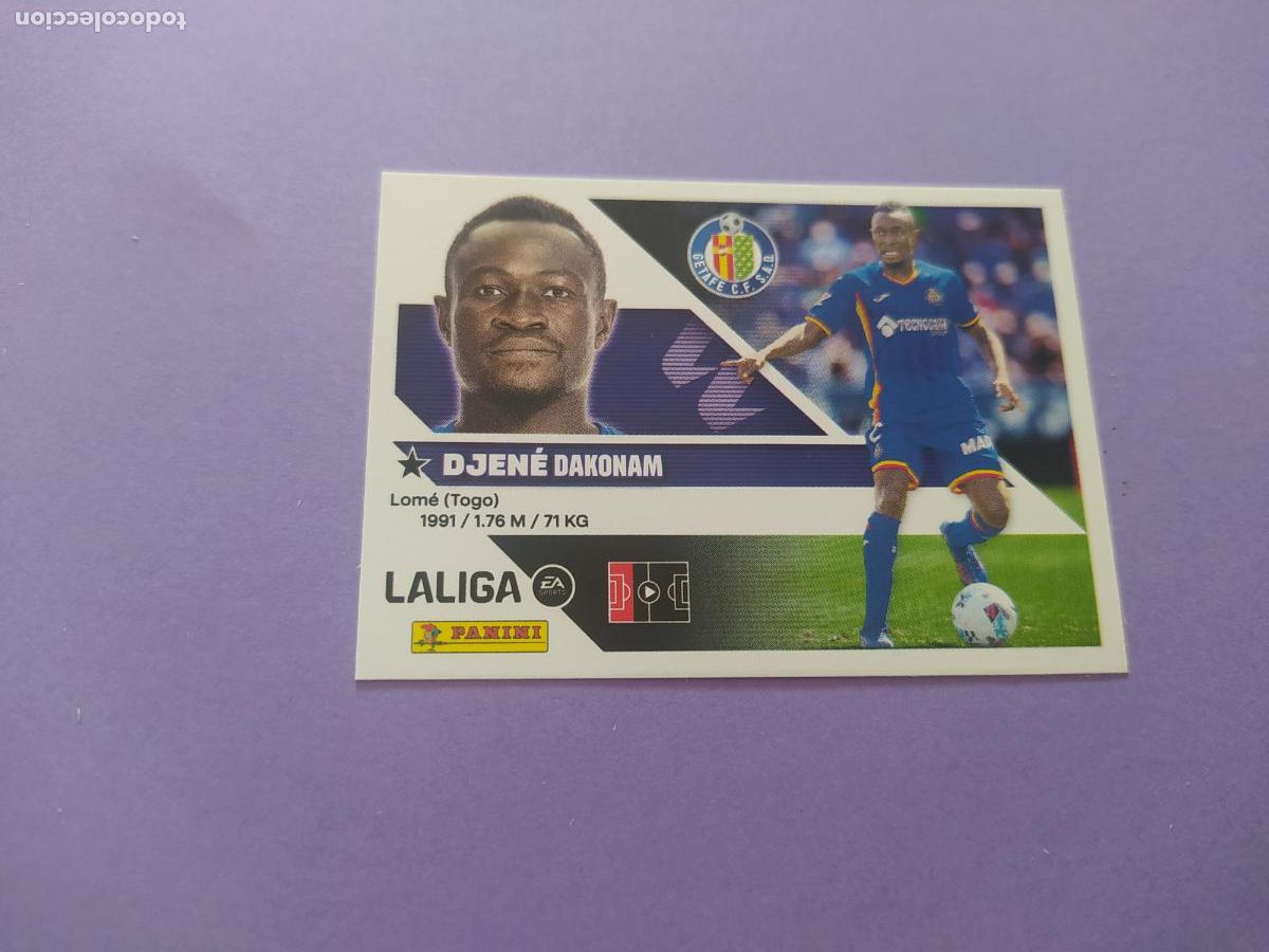 Cromos de f&uacute;tbol: LIGA ESTE 2026 2027 26 27 NUEVO - GETAFE N&ordm; 6 DJENE