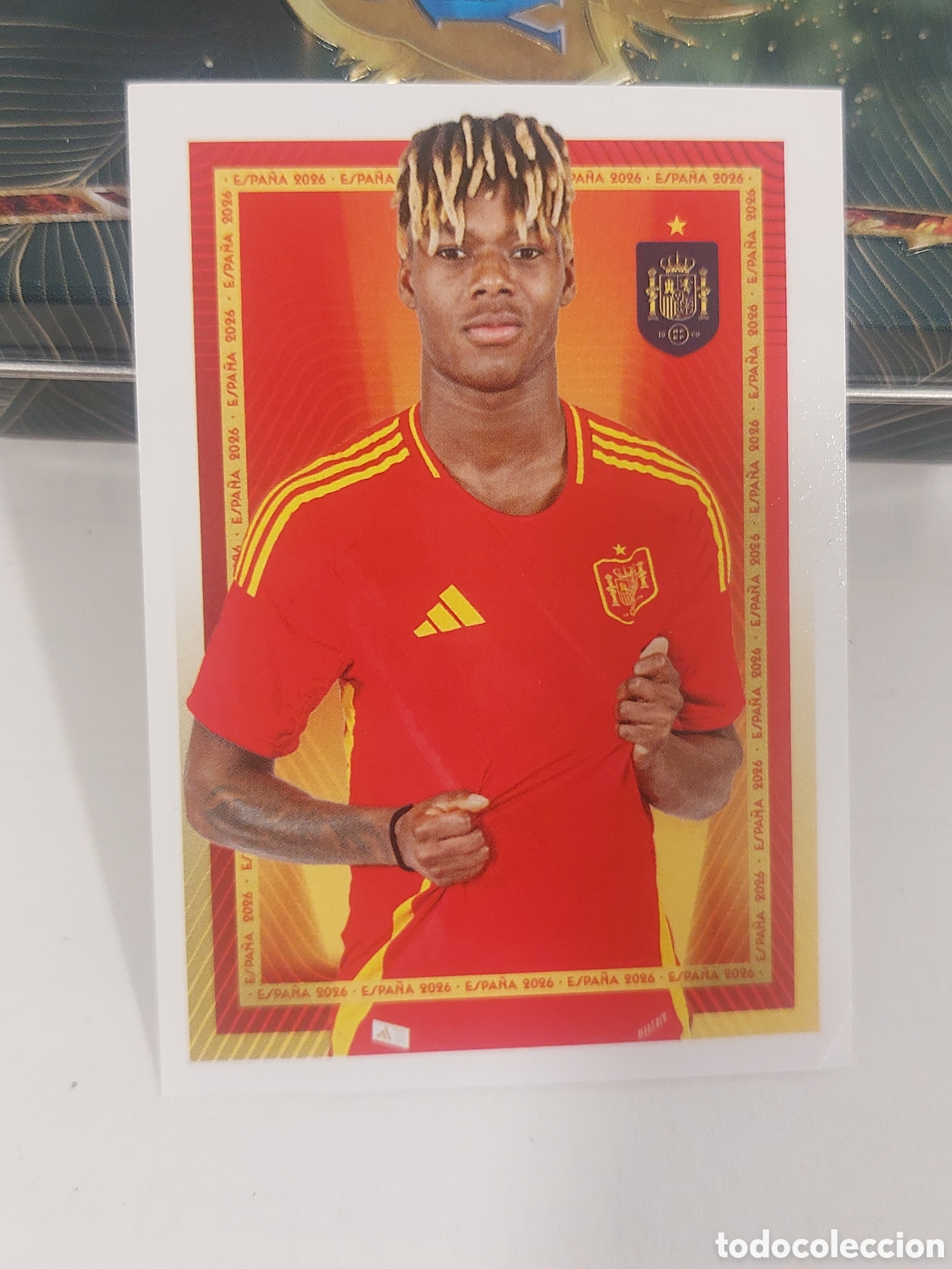 Cromos de f&uacute;tbol: 59 NICO WILLIAMS SELECCION ESPA&Ntilde;OLA CARREFOUR ESPA&Ntilde;A 2026 26 STICKER SIN PEGAR PANINI