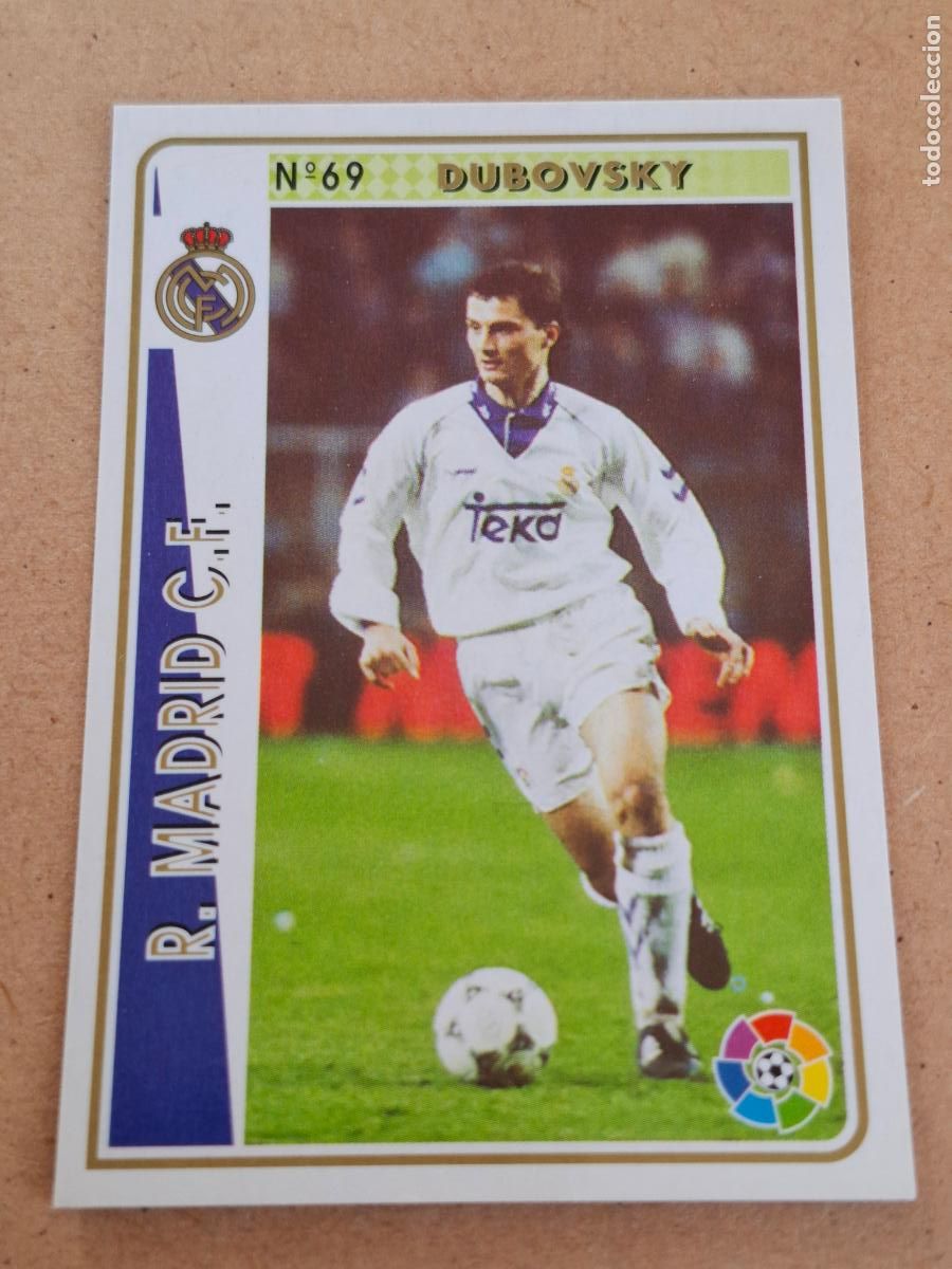Football Stickers: MUNDICROMO 94 95 1994 1995 - 69 DUBOVSKI - REAL MADRID