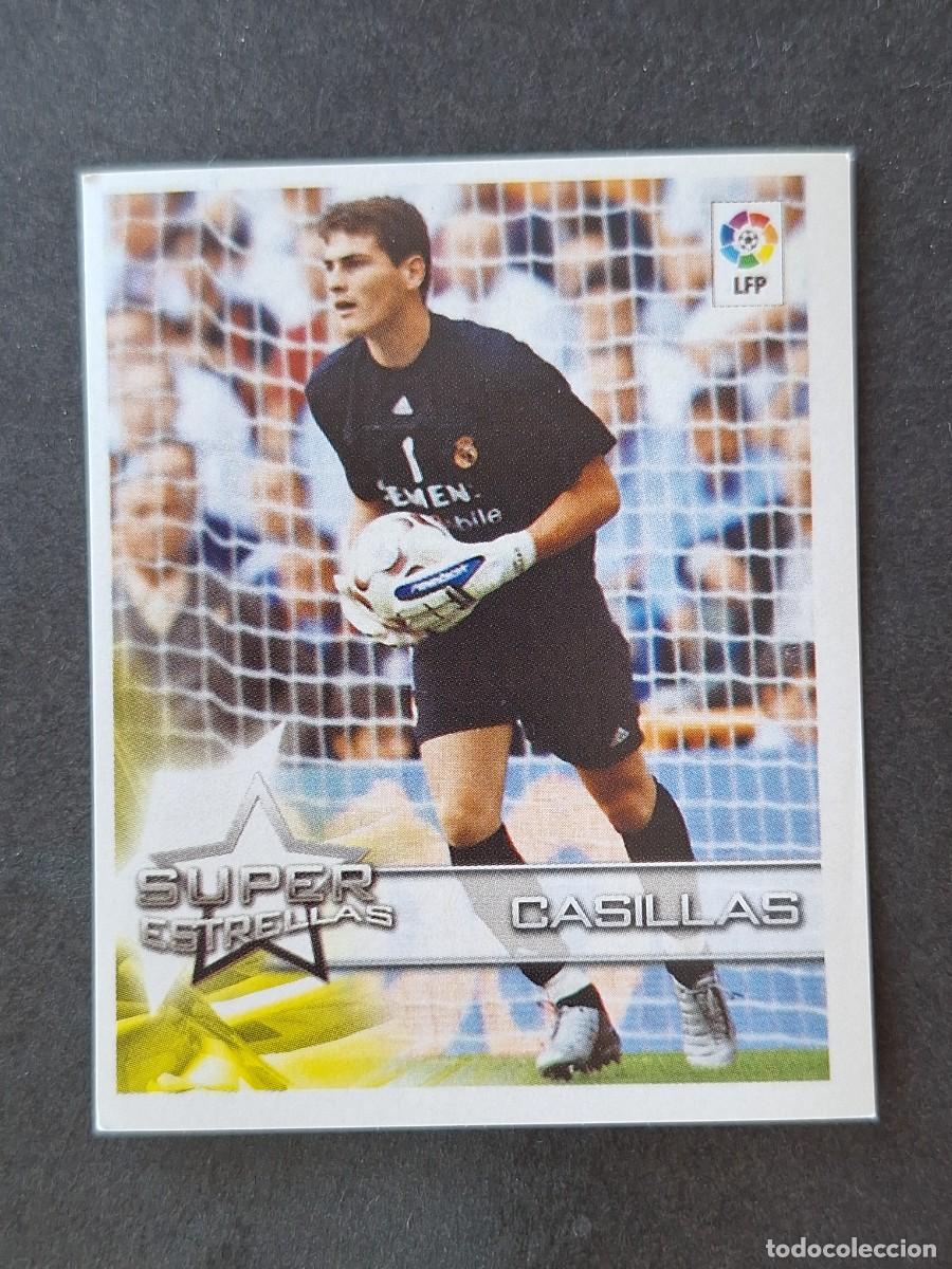 Figurine di Calcio: L1 CASILLAS REAL MADRID SUPER ESTRELLAS 10 PANINI SUPERLIGA 2002 2003 02 03 NUNCA PEGADO SIN PEGAR