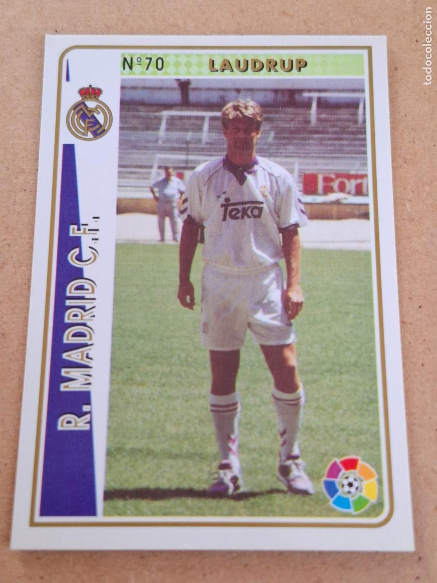 Football Stickers: MUNDICROMO 94 95 1994 1995 - 70 LAUDRUP - REAL MADRID