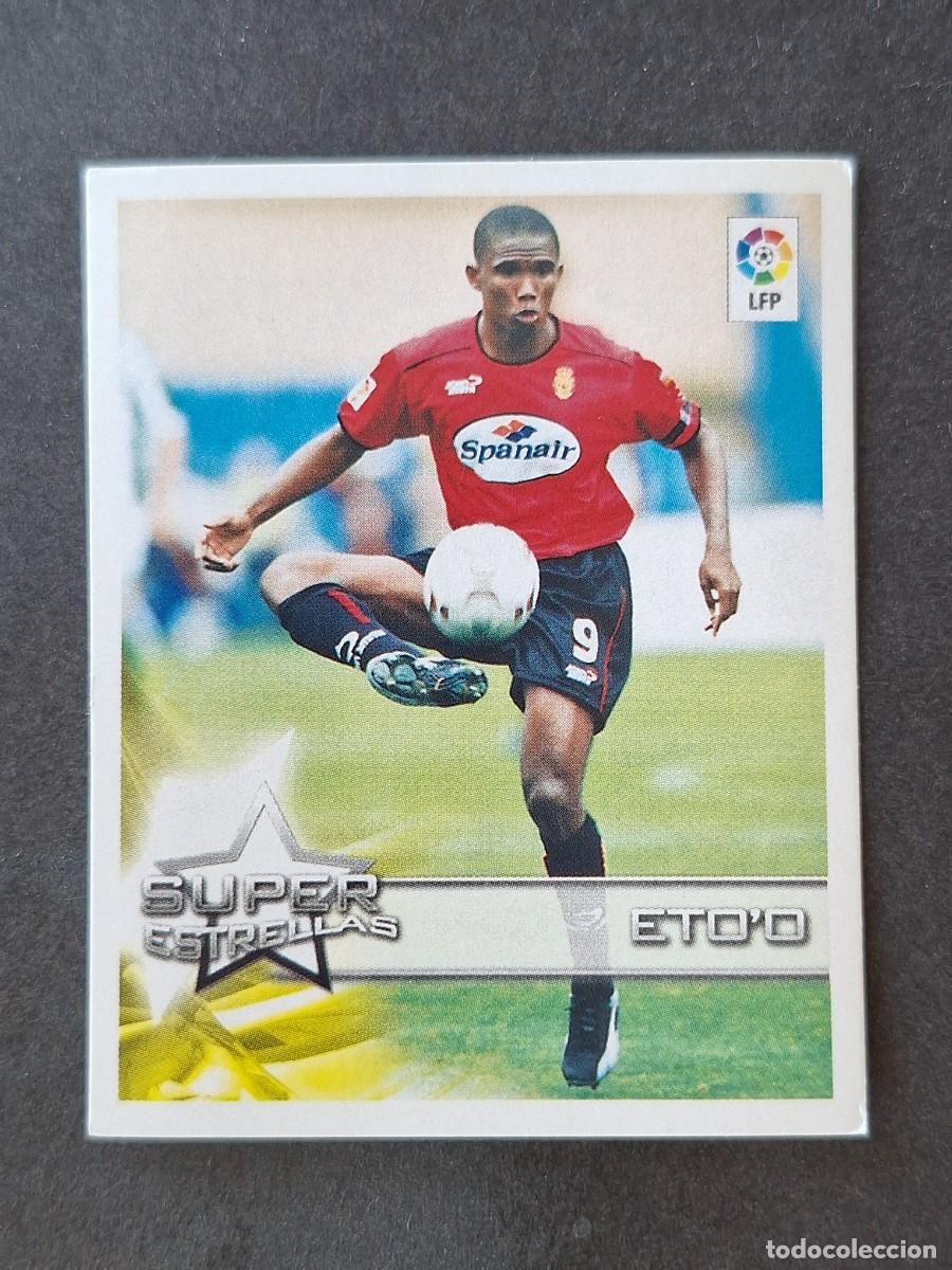 Football Stickers: L1 ETO'O R.C.D. MALLORCA SUPER ESTRELLAS 15 PANINI SUPERLIGA 2002 2003 02 03 NUNCA PEGADO SIN PEGAR