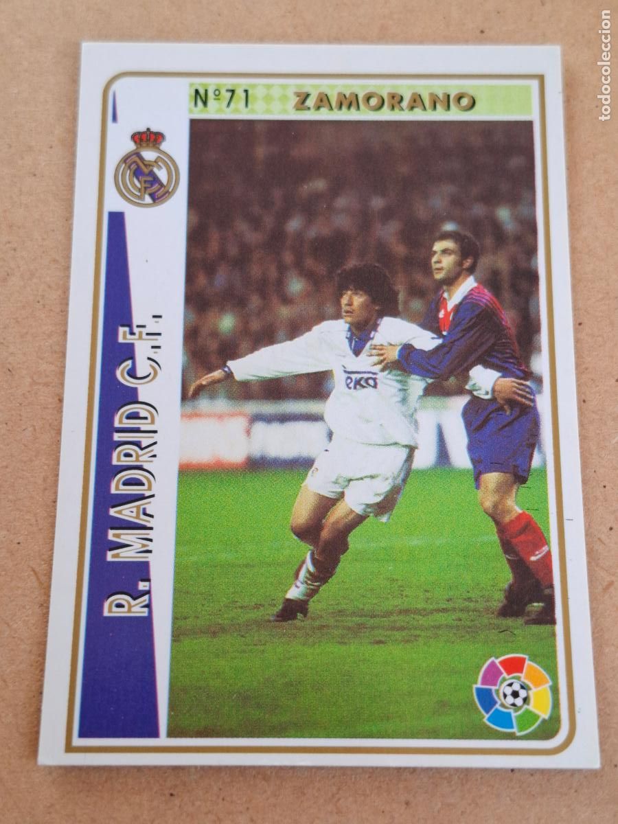 Football Stickers: MUNDICROMO 94 95 1994 1995 - 71 ZAMORANO - REAL MADRID
