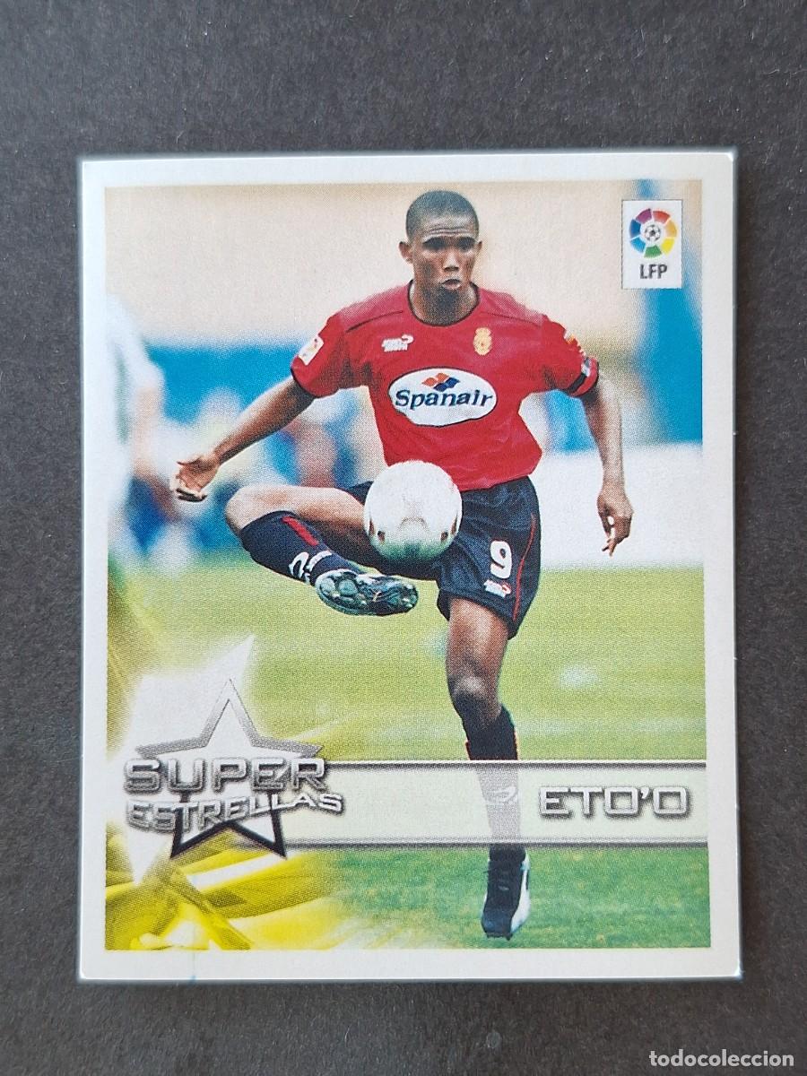 Football Stickers: L1 ETO'O R.C.D. MALLORCA SUPER ESTRELLAS 15 PANINI SUPERLIGA 2002 2003 02 03 NUNCA PEGADO SIN PEGAR