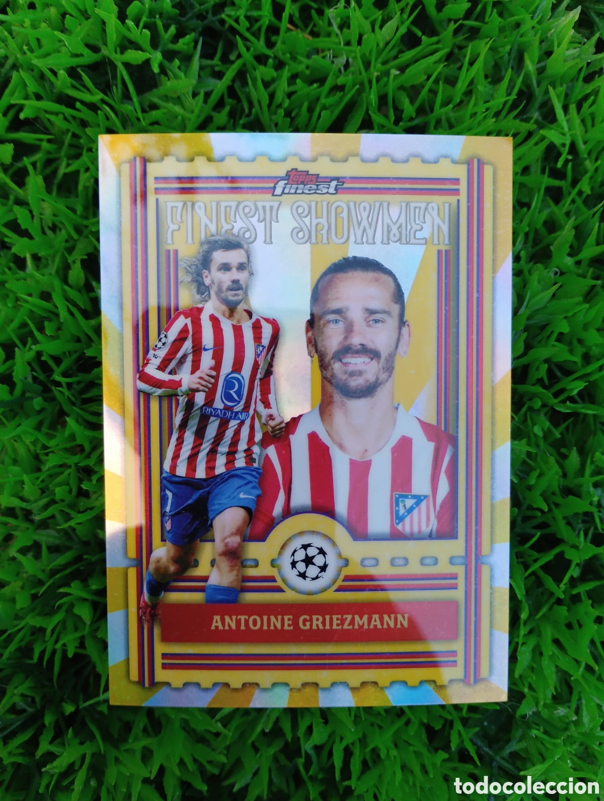 Football Stickers: Griezmann Atletico De Madrid FINEST SHOWMEN Topps Finest # FS -16