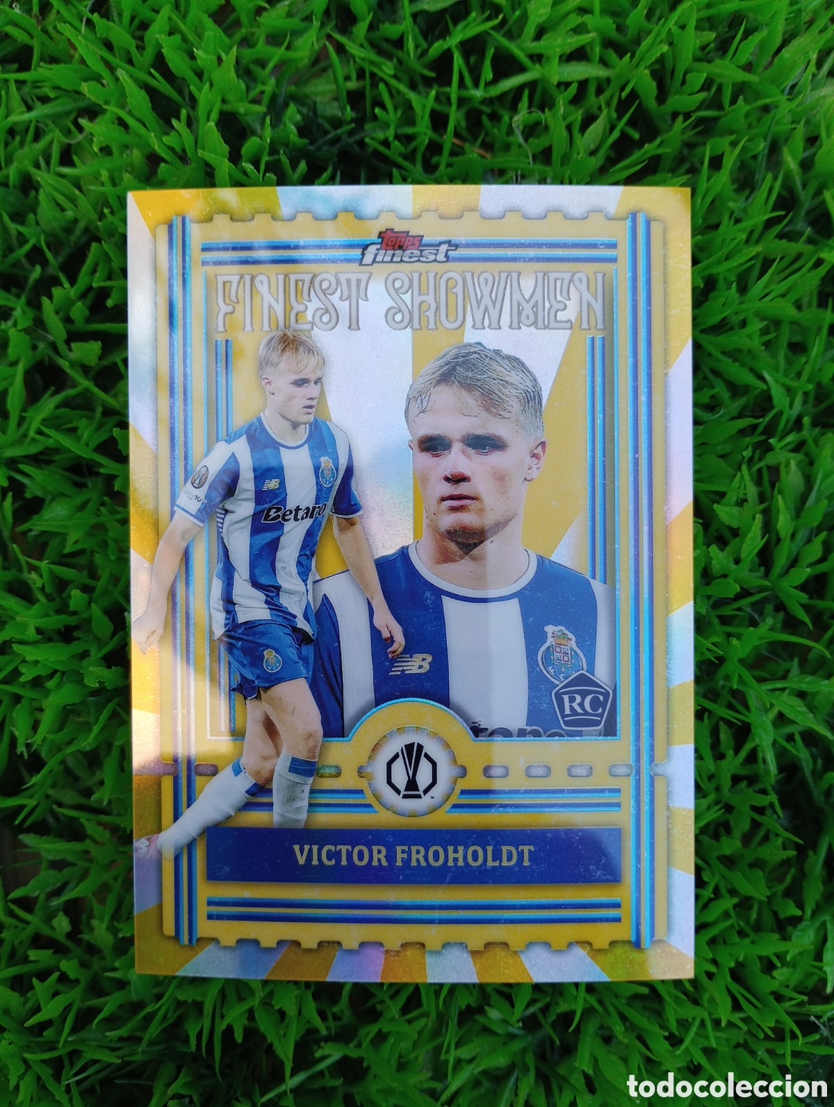 Football Stickers: Victor Froholdt Oporto ROOKIE FINEST SHOWMEN Topps Finest # FS -14