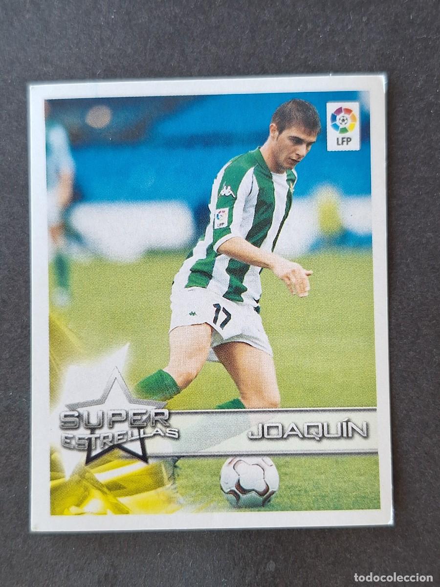 Football Stickers: L1 JOAQUIN REAL BETIS SUPER ESTRELLAS 22 PANINI SUPERLIGA 2002 2003 02 03 NUNCA PEGADO SIN PEGAR