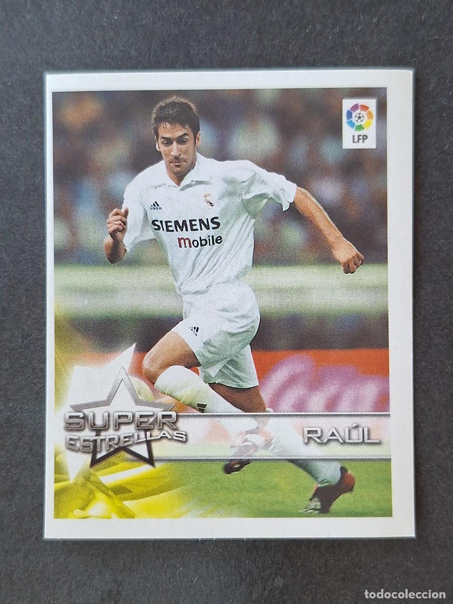 Cromos de Futebol: L1 RAUL REAL MADRID SUPER ESTRELLAS 35 PANINI SUPERLIGA 2002 2003 02 03 NUNCA PEGADO SIN PEGAR