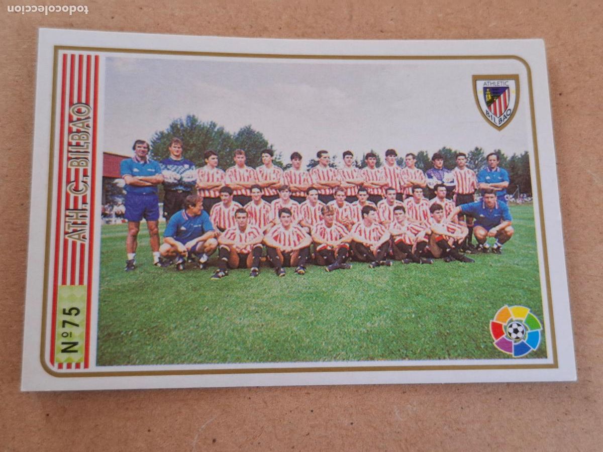 Football Stickers: MUNDICROMO 94 95 1994 1995 - 75 EQUIPO / PLANTILLA - ATHLETIC CLUB