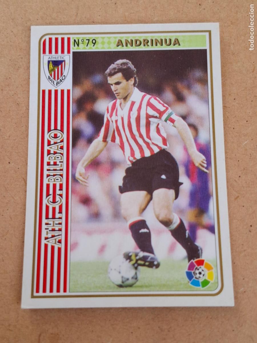 Football Stickers: MUNDICROMO 94 95 1994 1995 - 79 ANDRINUA - ATHLETIC CLUB