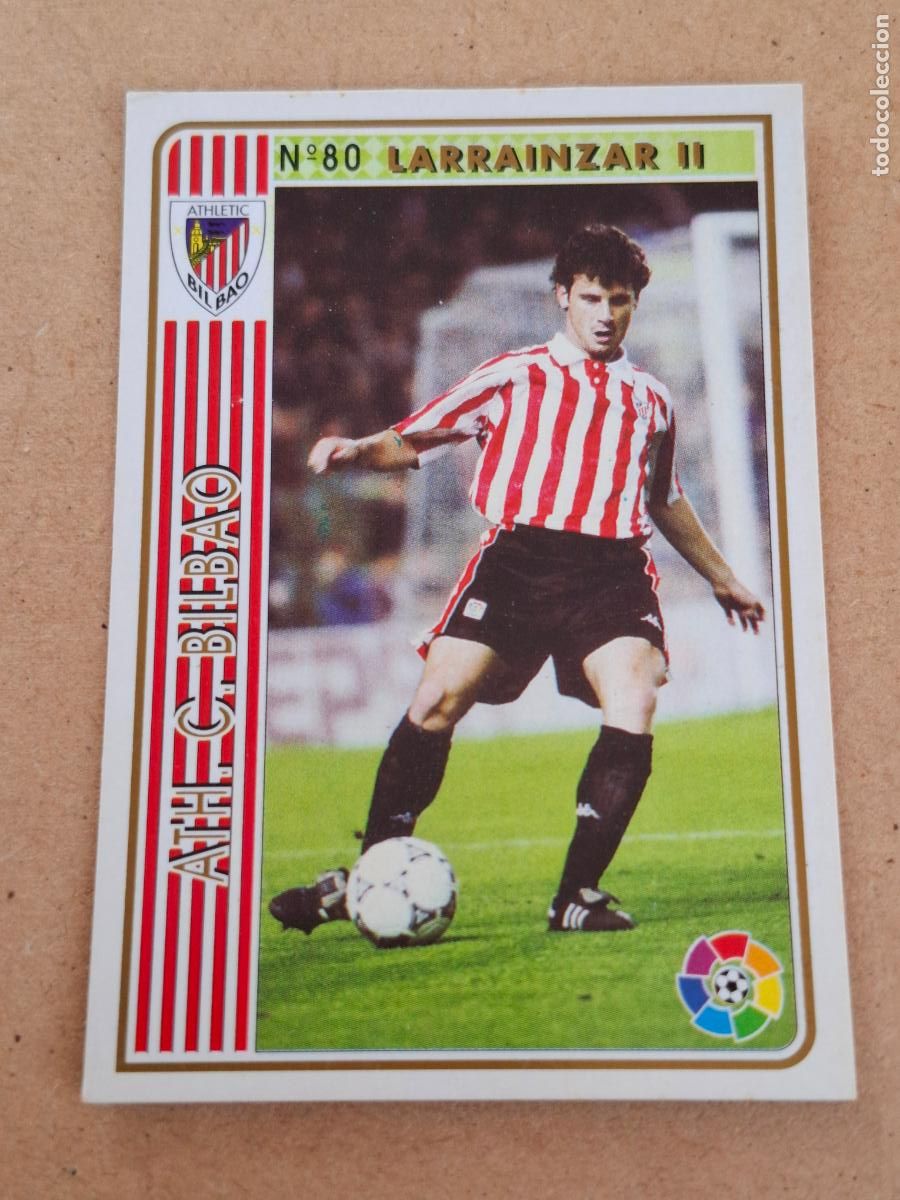 Football Stickers: MUNDICROMO 94 95 1994 1995 - 80 LARRAINZAR II - ATHLETIC CLUB