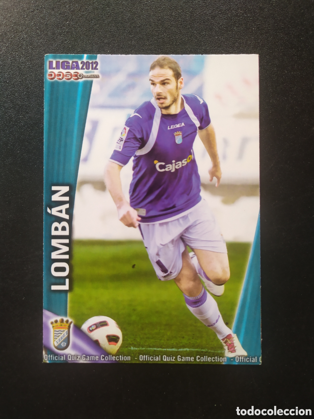 Cartes &agrave; collectionner de Football: Mundicromo fichas Liga 2011 2012 11 12 Lomb&aacute;n n&deg; 865 Xerez