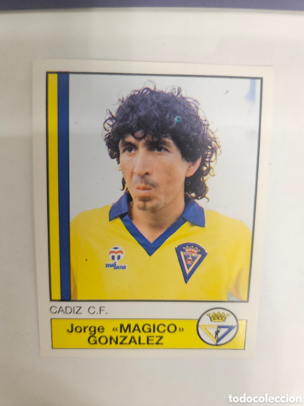 Cartes &agrave; collectionner de Football: PANINI FUTBOL 87 ( NUEVO SIN PEGAR ) N&ordm; 92 MAGICO GONZALEZ - CADIZ CF