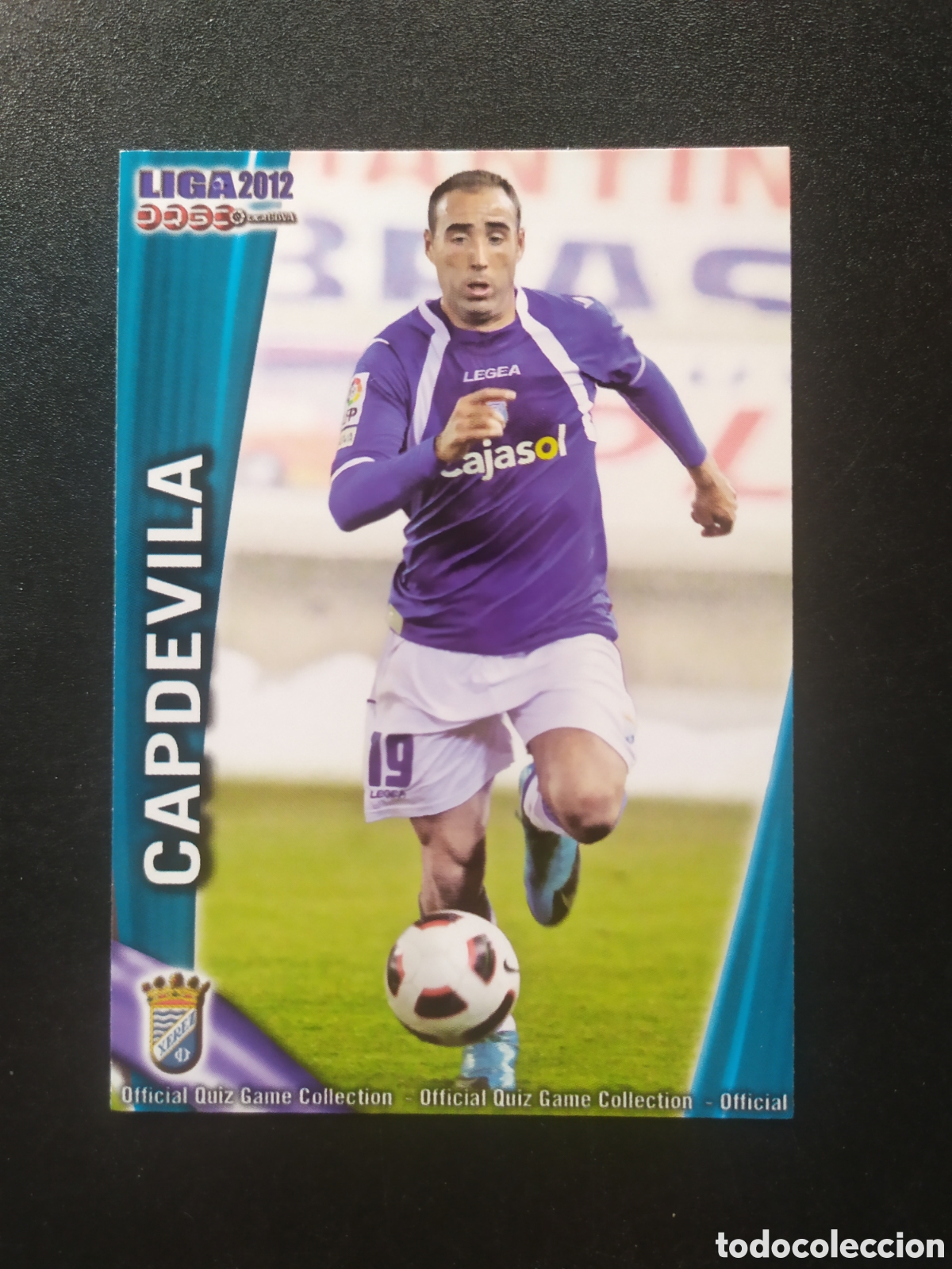 Cartes &agrave; collectionner de Football: Mundicromo fichas Liga 2011 2012 11 12 Capdevila n&deg; 869 Xerez