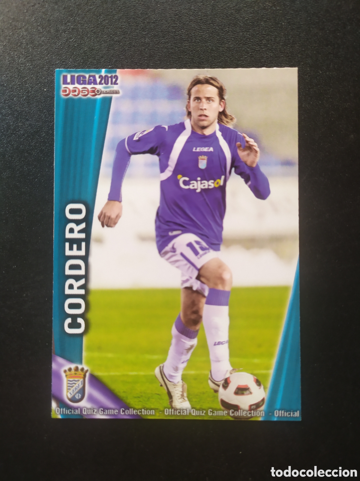 Cromos de f&uacute;tbol: Mundicromo fichas Liga 2011 2012 11 12 Cordero n&deg; 871 Xerez