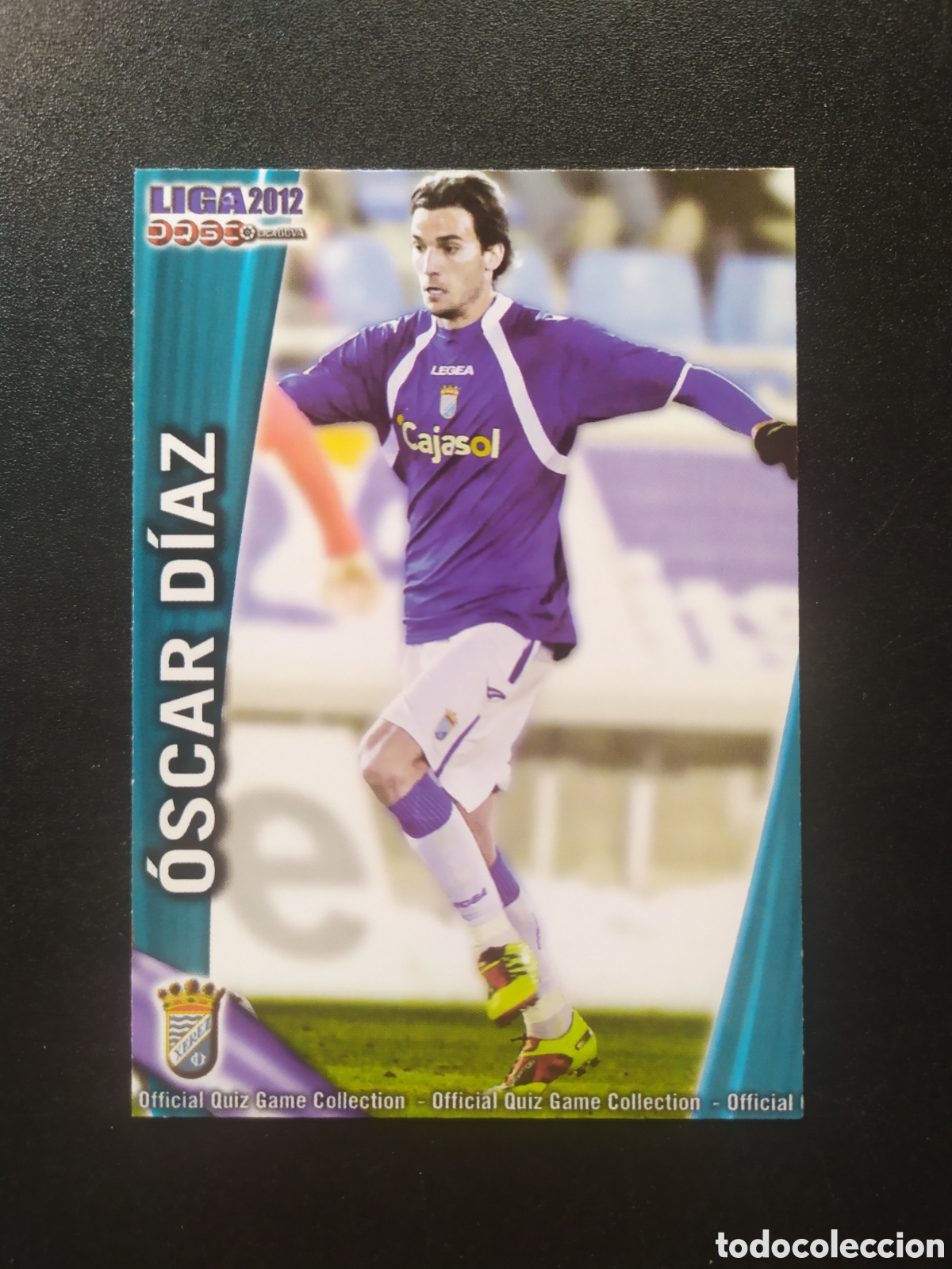 Cromos de f&uacute;tbol: Mundicromo fichas Liga 2011 2012 11 12 Oscar D&iacute;az n&deg; 872 Xerez