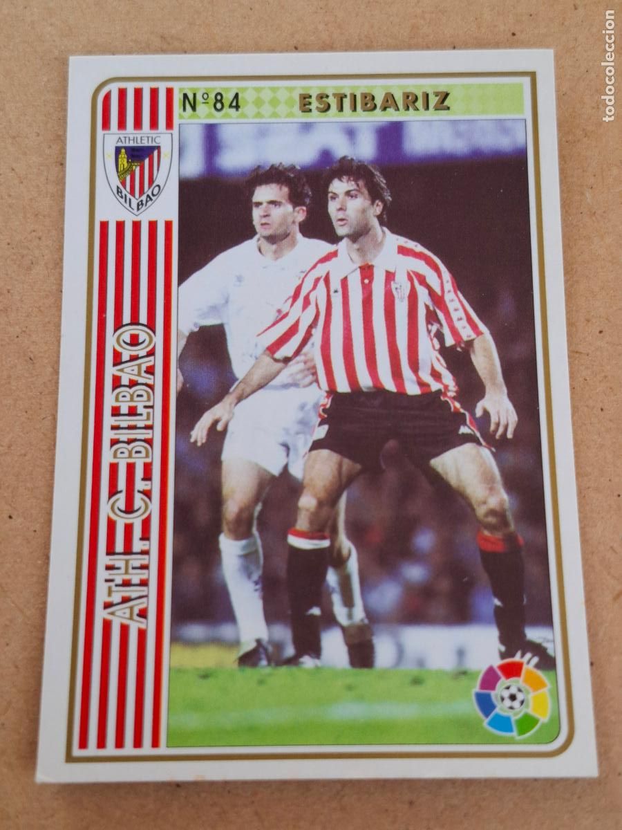 Football Stickers: MUNDICROMO 94 95 1994 1995 - 84 ESTIBARIZ - ATHLETIC CLUB