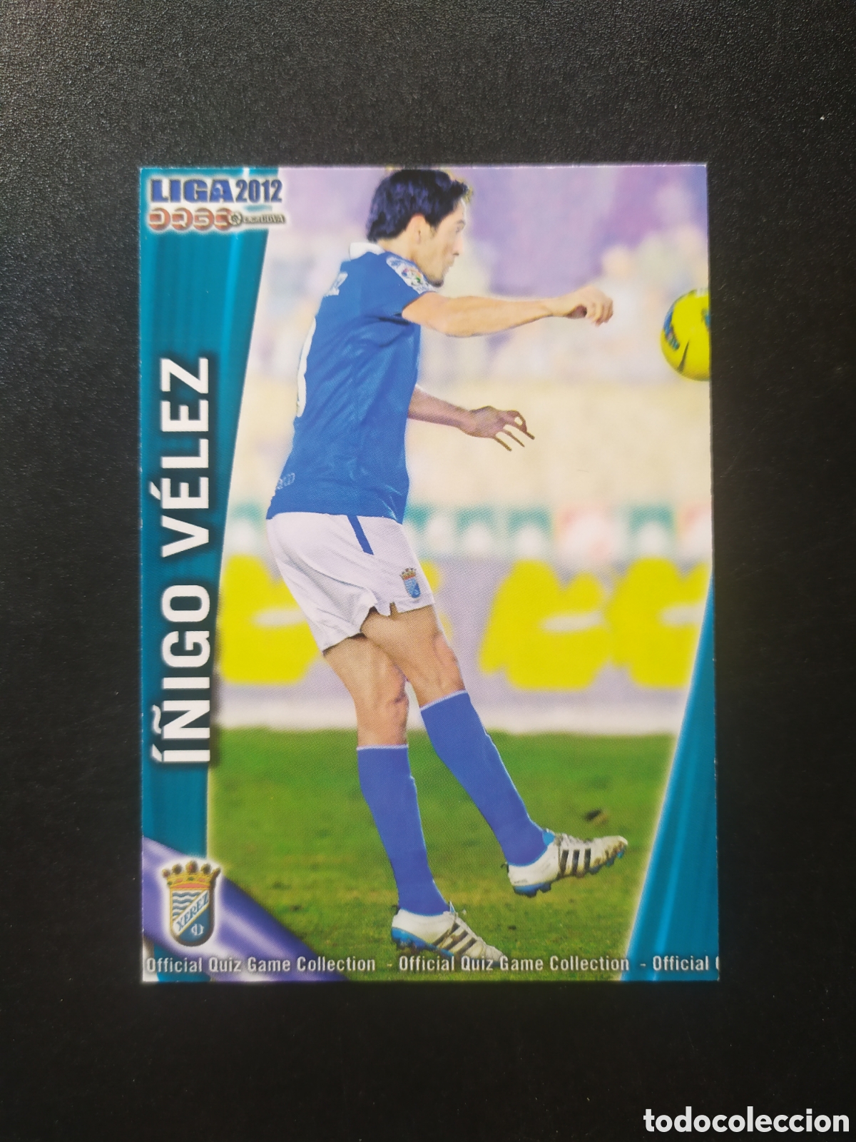 Cromos de f&uacute;tbol: Mundicromo fichas Liga 2011 2012 11 12 I&ntilde;igo V&eacute;lez n&deg; 876 Xerez