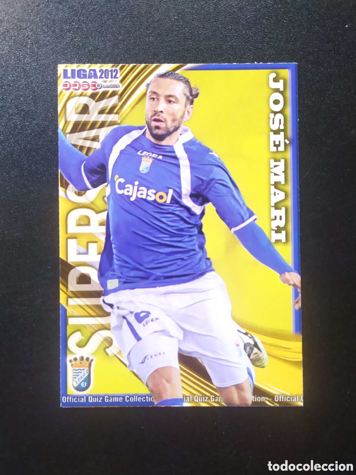 Cromos de f&uacute;tbol: Mundicromo fichas Liga 2011 2012 11 12 Jose Mari superstar mate n&deg; 878 Xerez