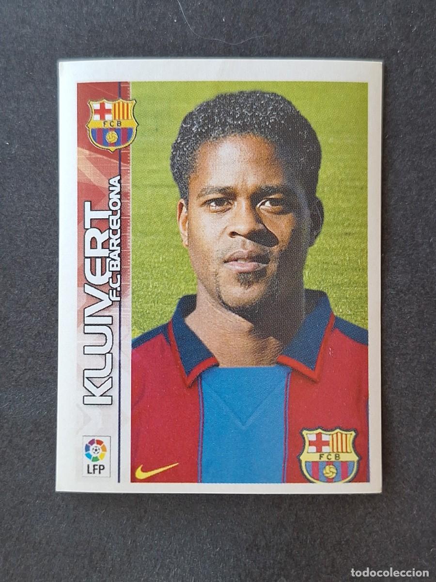 Football Stickers: L1 KLUIVERT F. C. BARCELONA 122 PANINI SUPERLIGA 03 04 NUNCA PEGADO SIN PEGAR