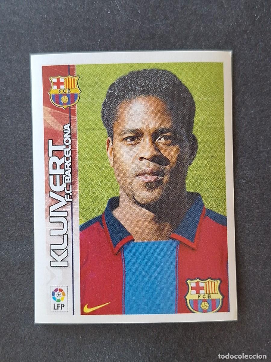 Football Stickers: L1 KLUIVERT F. C. BARCELONA 122 PANINI SUPERLIGA 03 04 NUNCA PEGADO SIN PEGAR