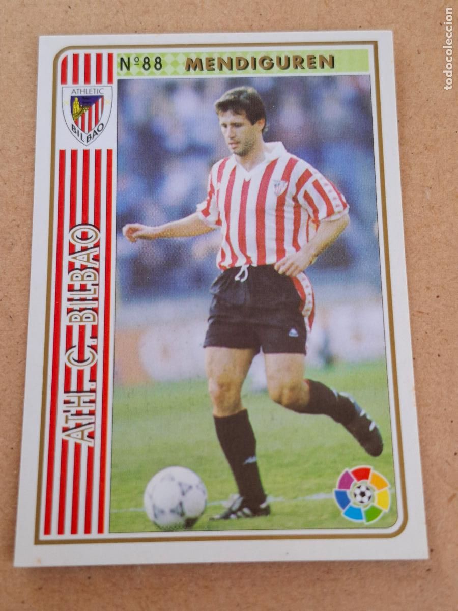 Football Stickers: MUNDICROMO 94 95 1994 1995 - 88 MENDIGUREN - ATHLETIC CLUB