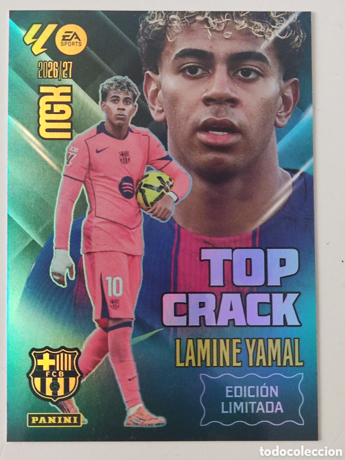 Cromos de f&uacute;tbol: Lamine Yamal Top crack mgk 26 27