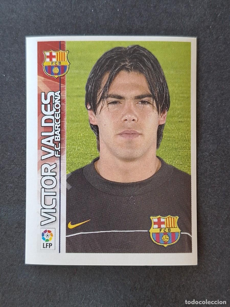 Football Stickers: L1 VICTOR VALDES F. C. BARCELONA 107 PANINI SUPERLIGA 03 04 NUNCA PEGADO SIN PEGAR