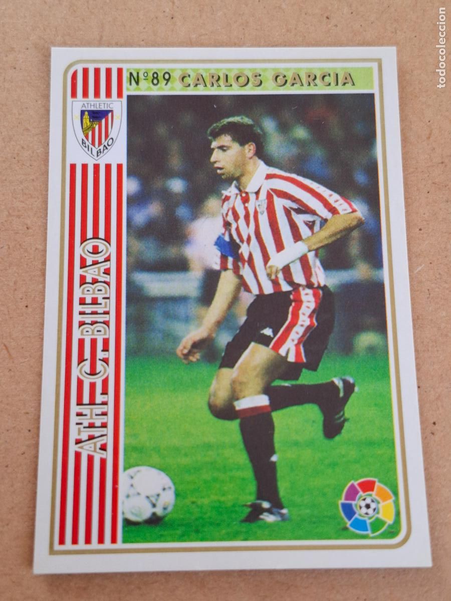 Cromos de f&uacute;tbol: MUNDICROMO 94 95 1994 1995 - 89 CARLOS GARC&Iacute;A - ATHLETIC CLUB