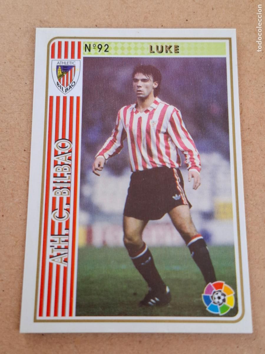 Football Stickers: MUNDICROMO 94 95 1994 1995 - 92 LUKE - ATHLETIC CLUB