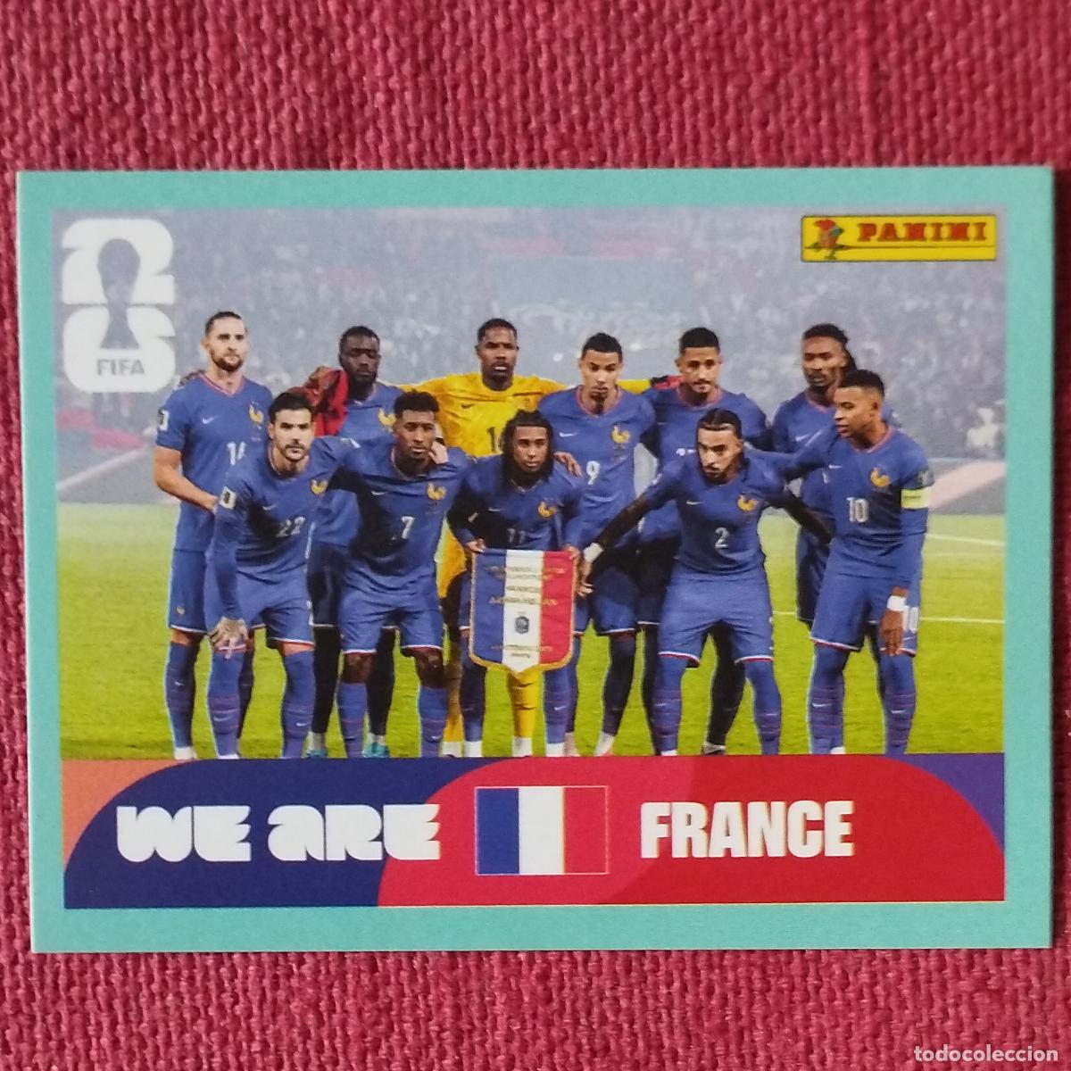Football Stickers: EQUIPO - PLANTILLA - FRANCIA - FRA 13 - MUNDIAL DE FUTBOL - FIFA WORLD CUP 2026