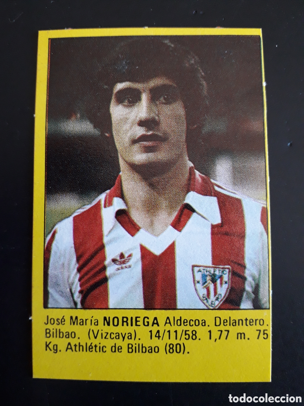 Figurine di Calcio: NORIEGA ATHLETIC DE BILBAO SUPER F&Uacute;TBOL 84 83-84 1983-1984 ROLL&Aacute;N DESPEGADO PEDIDO M&Iacute;NIMO 3&euro;