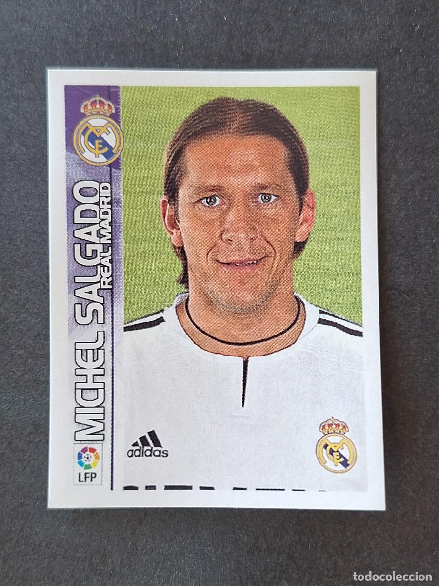 Cromos de f&uacute;tbol: L1 MICHEL SALGADO REAL MADRID 208 PANINI SUPERLIGA 2003 2004 03 04 NUNCA PEGADO SIN PEGAR