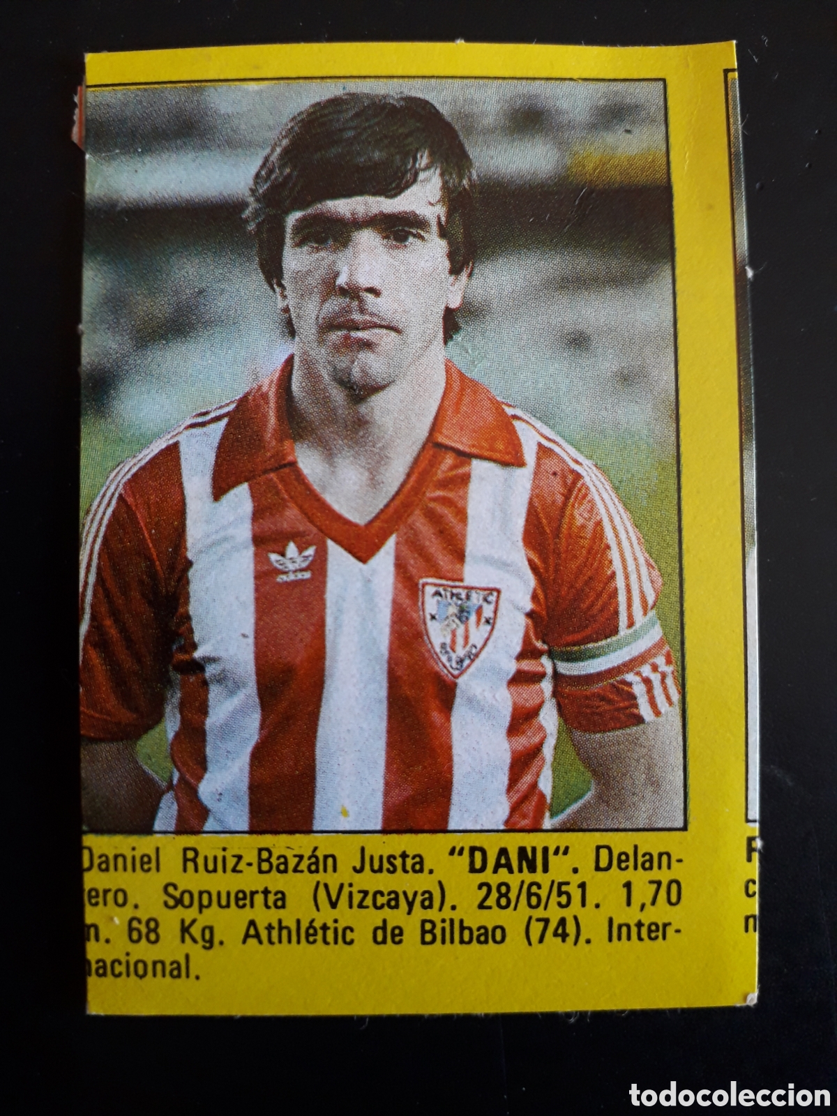 Cromos de f&uacute;tbol: DANI ATHLETIC DE BILBAO SUPER F&Uacute;TBOL 84 83-84 1983-1984 ROLL&Aacute;N DESPEGADO PEDIDO M&Iacute;NIMO 3&euro;