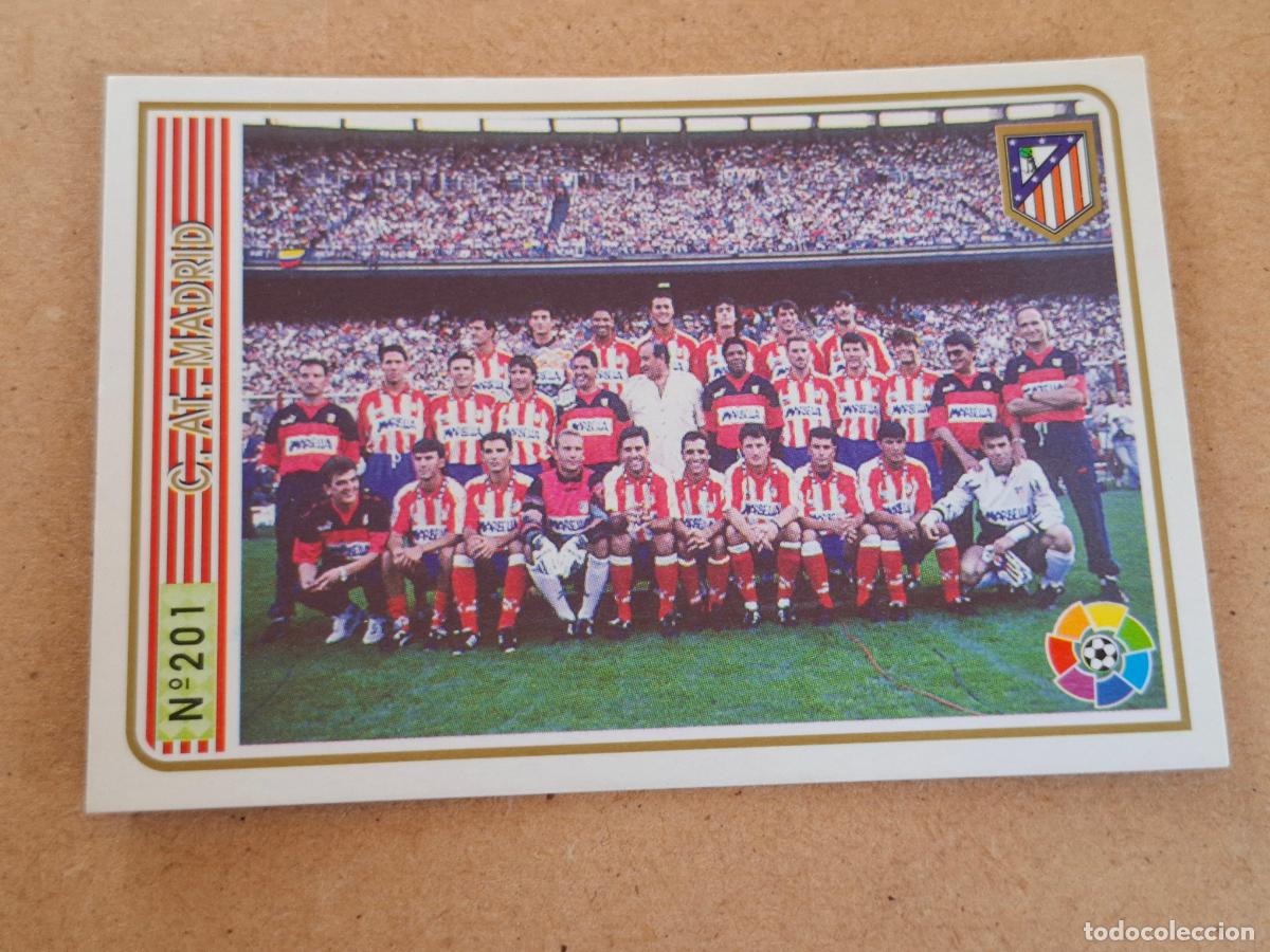 Cromos de f&uacute;tbol: MUNDICROMO 94 95 1994 1995 - 201 EQUIPO / ALINEACI&Oacute;N - AT. MADRID