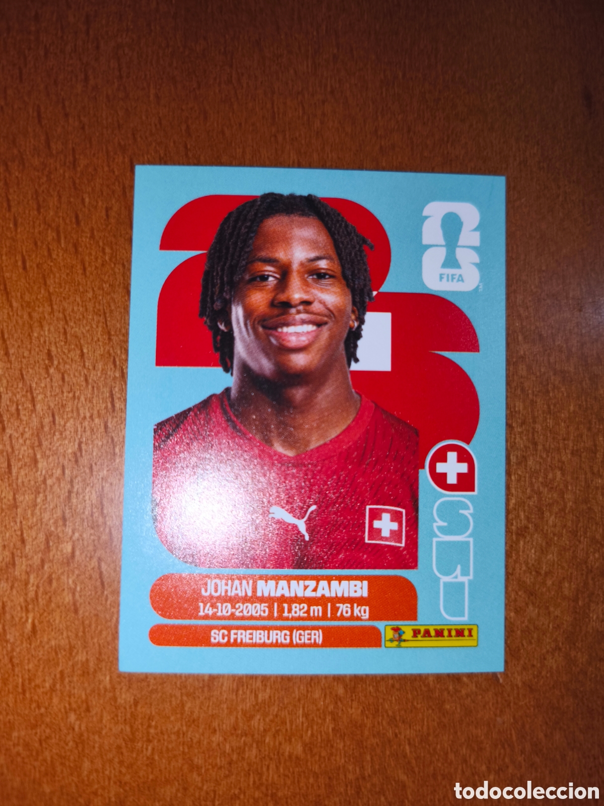 Cromos de f&uacute;tbol: SUI15 Johan Manzambi SUI 15 Fifa World Cup 2026 Suiza