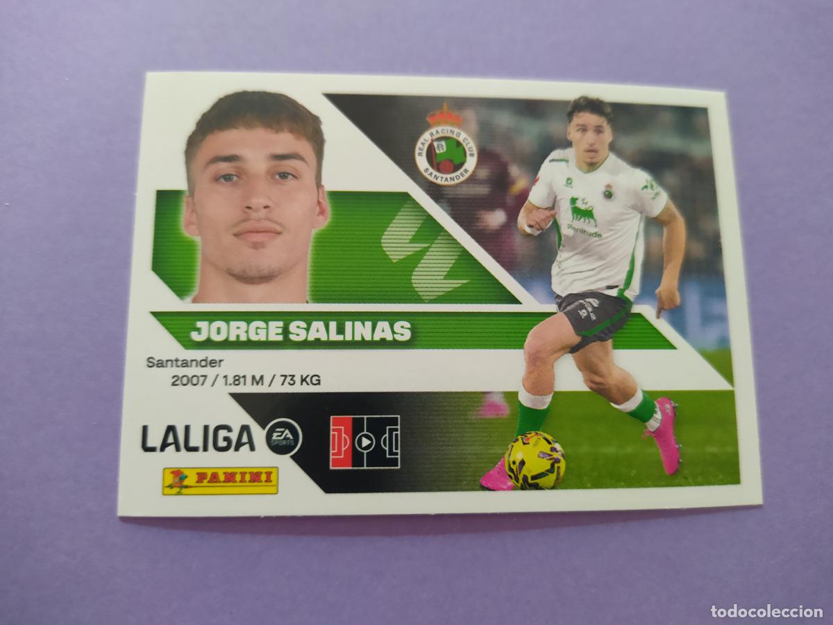 Cromos de f&uacute;tbol: LIGA ESTE 2026 2027 26 27 NUEVO - RACING DE SANTANDER N&ordm; 10 JORGE SALINAS