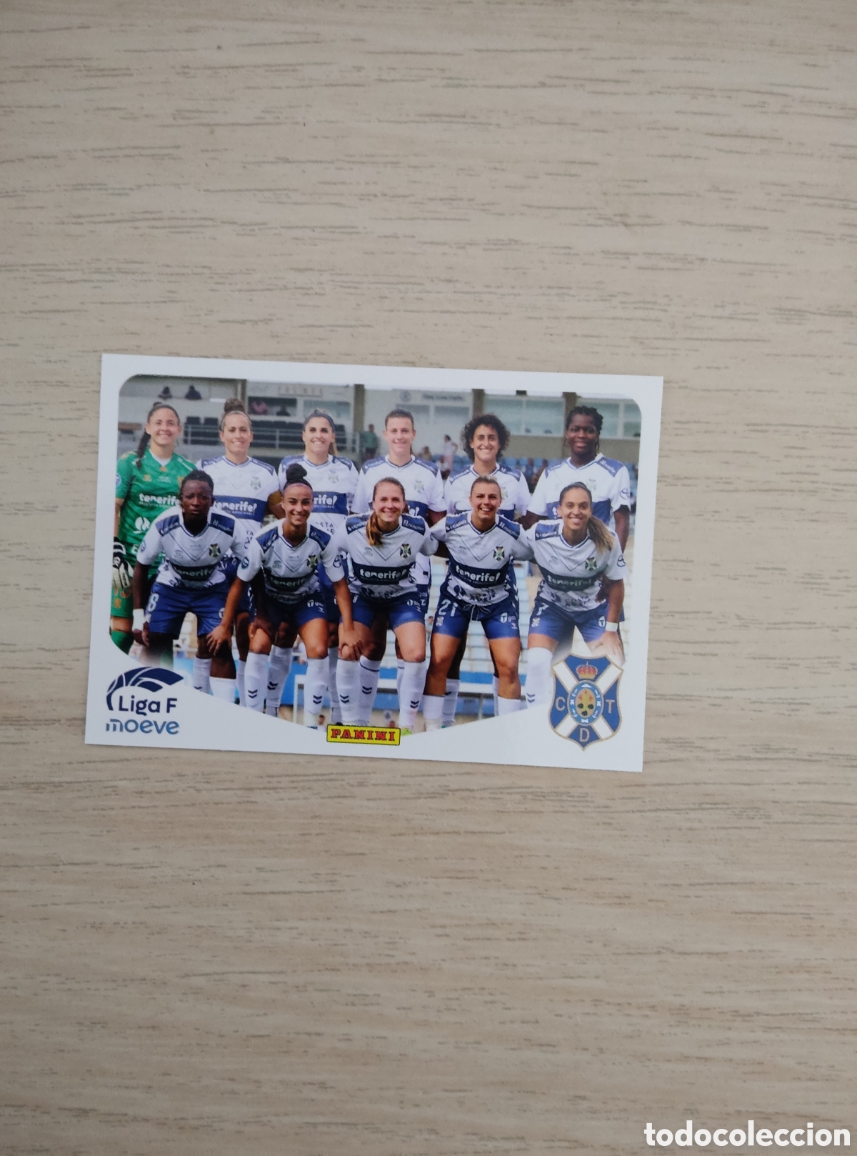 Cromos de f&uacute;tbol: 103 PLANTILLA COSTA ADEJE TENERIFE LIGA F 2025 2026