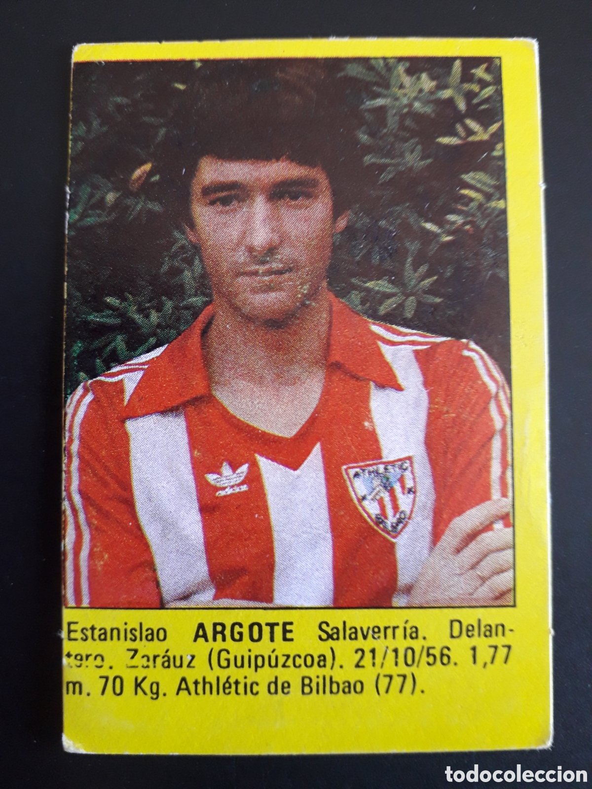 Cromos de f&uacute;tbol: ARGOTE, ATHLETIC DE BILBAO SUPER F&Uacute;TBOL 84 83-84 1983-1984 ROLL&Aacute;N DESPEGADO PEDIDO M&Iacute;NIMO 3&euro;
